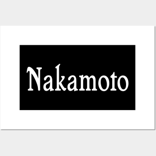 Nakamoto Posters and Art